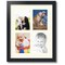 ArtToFrames Collage Photo Picture Frame with 4 - 5x7 inch Openings, Framed in Black with Over 62 Mat Color Options and Regular Glass (CSM-3926-3)